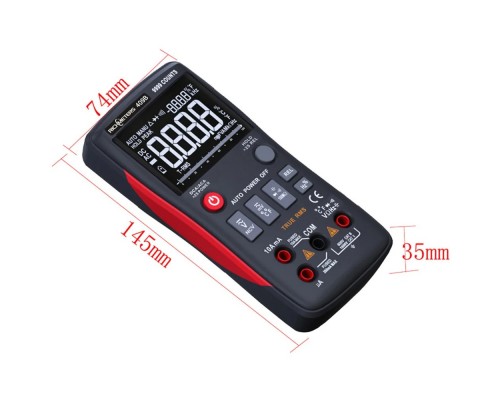 RICHMETERS RM409B True-RMS цифровий мультиметр 9999 відліків c чохлом (сумка) для мультиметров RICHMETERS