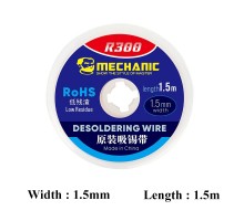 Обплетення для випаювання стрічка мідна абсорбуюча R300 Mechanic 1515 (1.5 мм x 1.5 м)