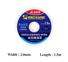 Обплетення для випаювання стрічка мідна абсорбуюча R300 Mechanic 2015 (2.0 мм x 1.5 м)