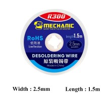 Обплетення для випаювання стрічка мідна абсорбуюча R300 Mechanic 2515 (2.5 мм x 1.5 м)