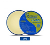 Флюс-паста MECHANIC MCN-UV80 60 грам без вмісту галогенів в металевій баночці