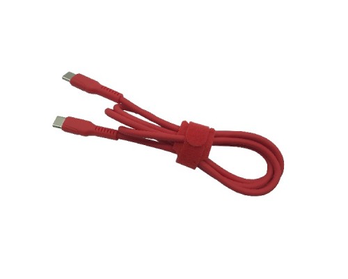 Силіконовий кабель USB TYPE-C - USB TYPE-C довжиною 1 метр для паяльника Pinecil
