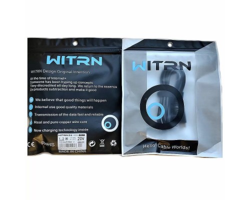 Кабель WITRN Type-C на DC5525 з тригером E-Marker PD 12V 5А 100W для паяльника TS100 SH72