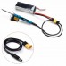 Кабель живлення паяльника TS100 (SH72) від LiPo батареї XT60 до DC5525 довжиною 45 см