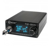 QUECOO (KSGER) STM32 V2.1S OLED T12-955 Паяльная станція на жалах T12 (Hakko) алюмінієвий корпус