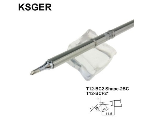 Жало для паяльника T12 Ksger (HAKKO) T12-BC2