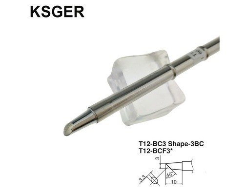 Жало для паяльника T12 Ksger (HAKKO) T12-BCF3